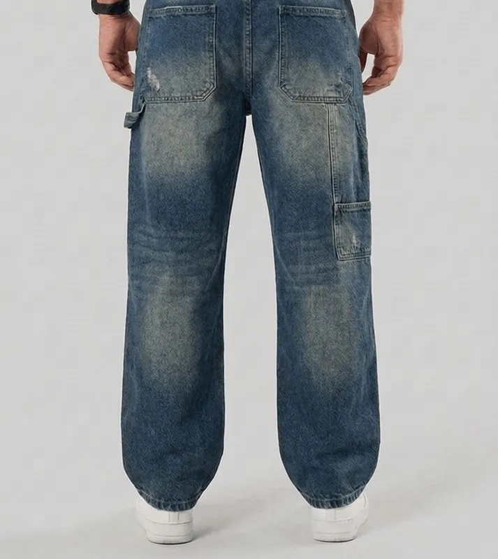 Stone Blue Carpenter Denim Jeans