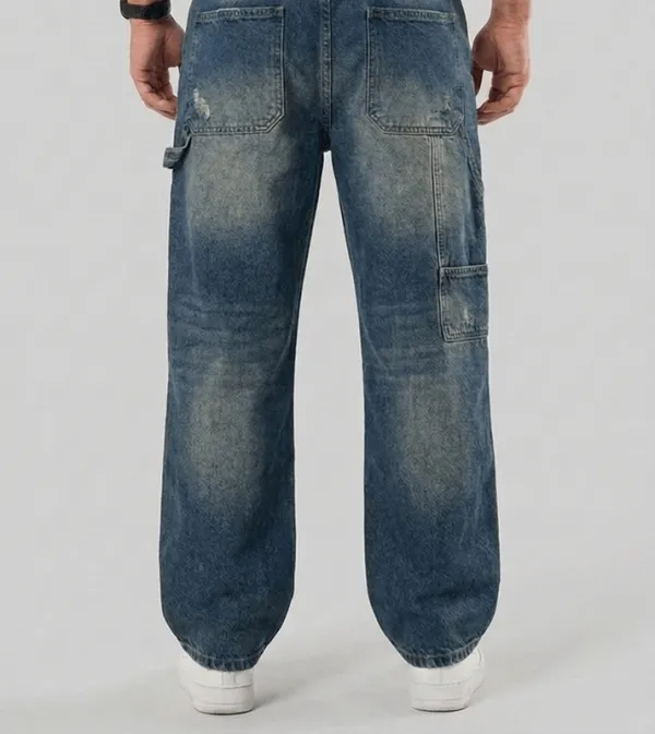 Stone Blue Carpenter Denim Jeans