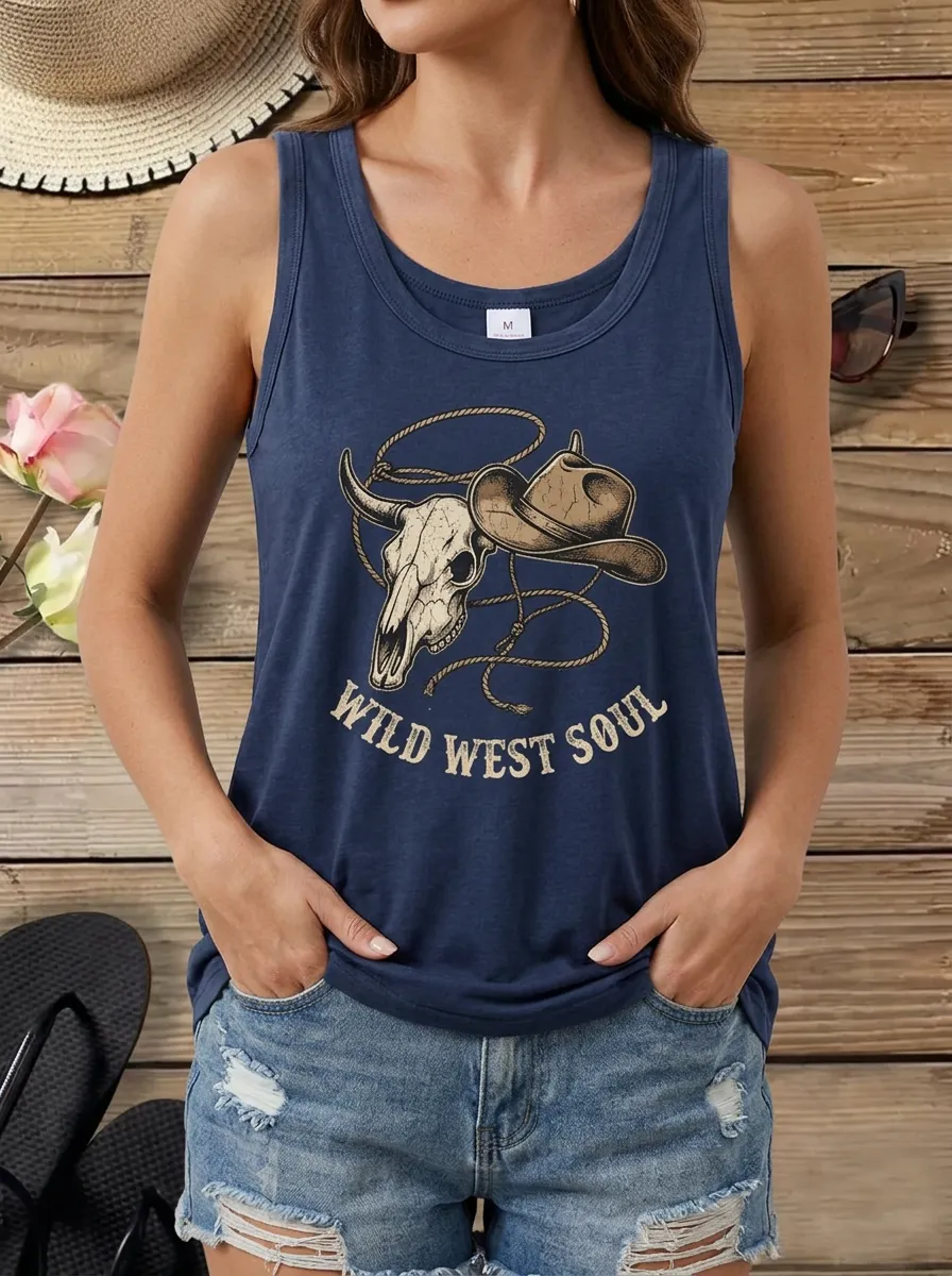 Wild West Soul Tank Top Modern