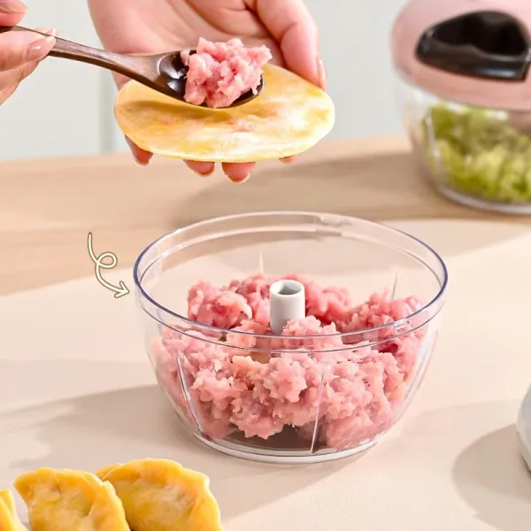 Manual Hand Pull Food Chopper