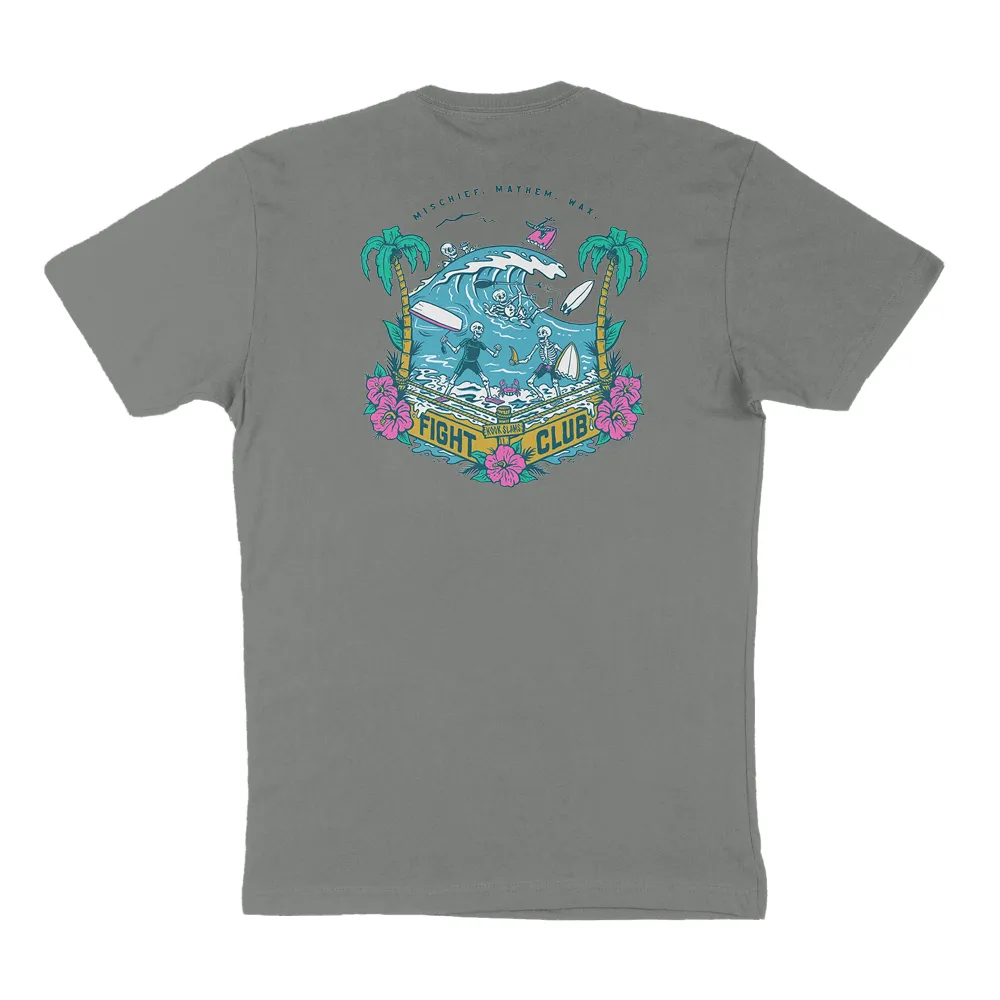 Tropical Beach Scene Graphic T-Shirt