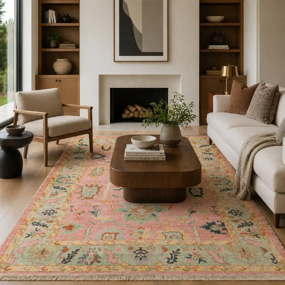 Wool Fringed Carpet