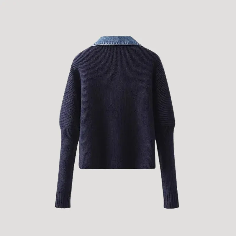 Spring Layered Button Cardigan Jacket