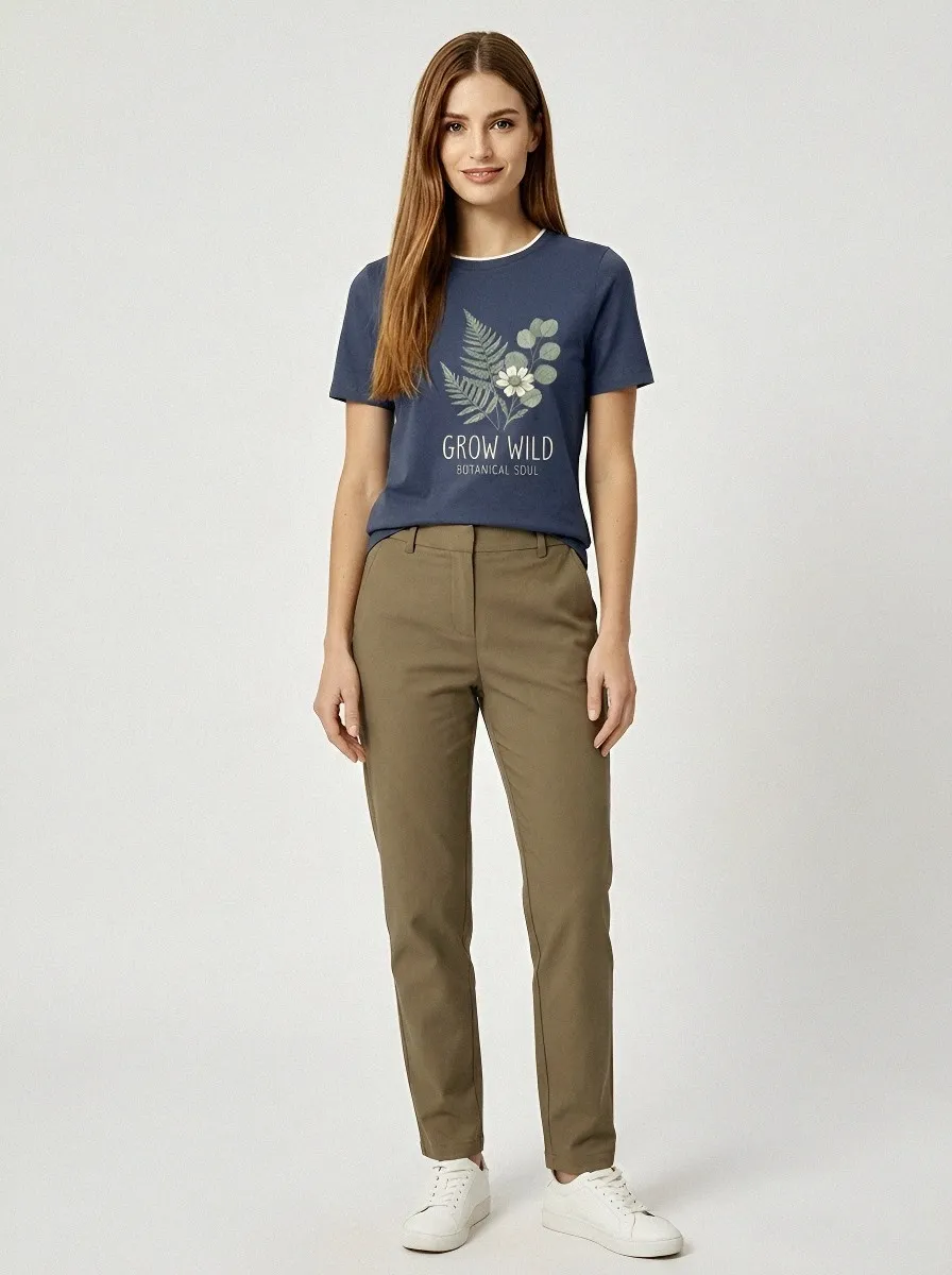 Flower Botanical Nature Leaf T-Shirt