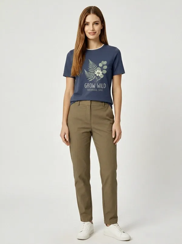 Flower Botanical Nature Leaf T-Shirt