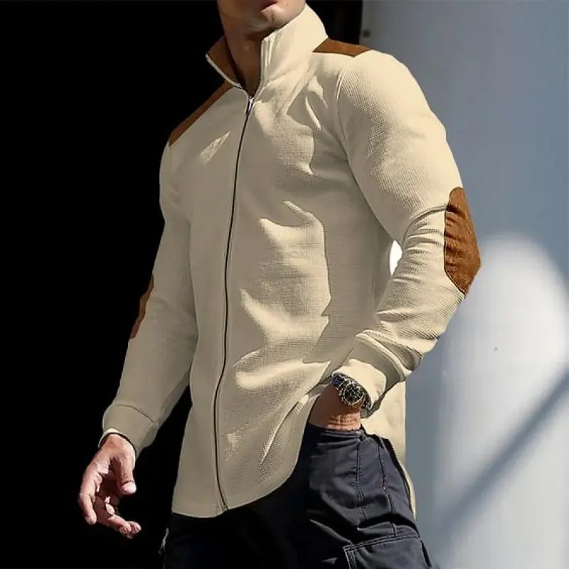 Relaxed Button Zip Shirt