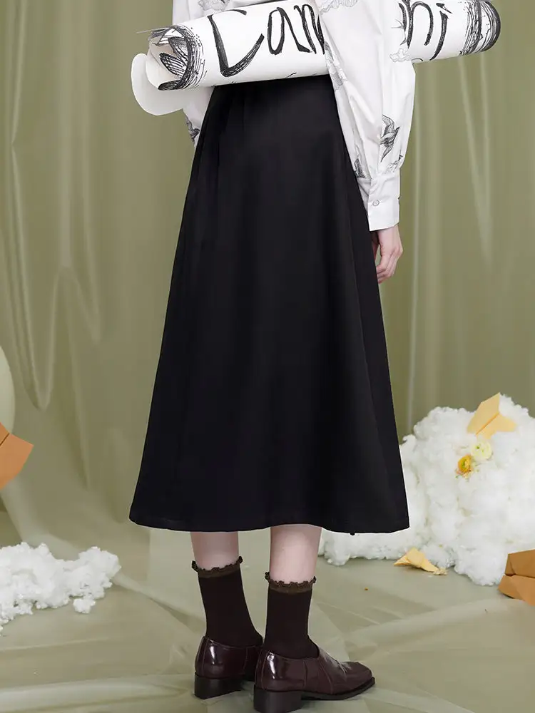 High Waist Flared Skirt