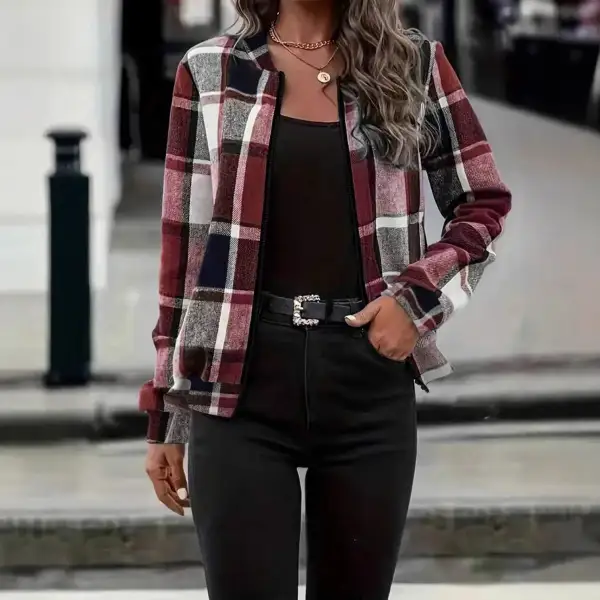Everyday Zip Front Bomber Jacket