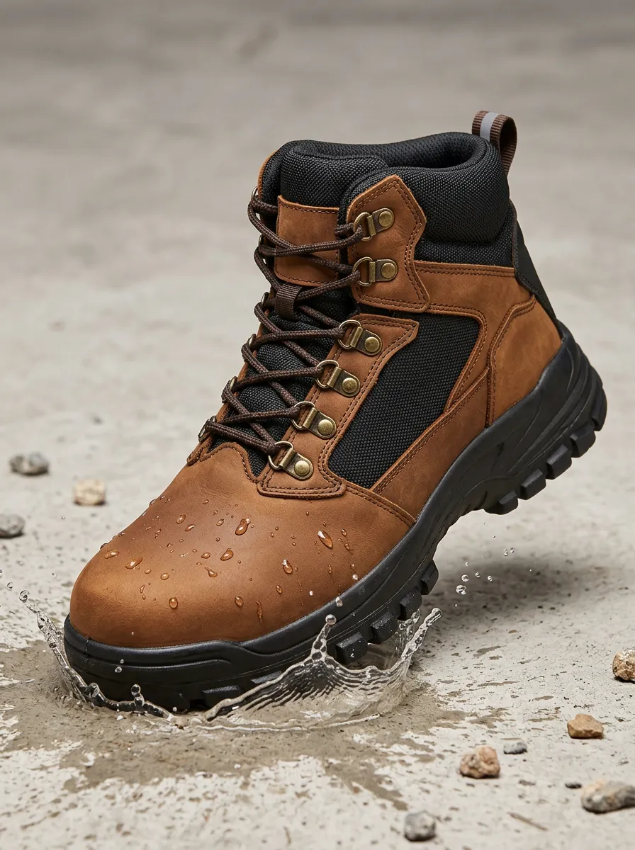 Comfort Hiking Daily Wear Men' Waterproof Work Boots