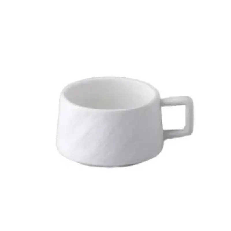 Textured Stone Finish Ceramic Coffee Cups