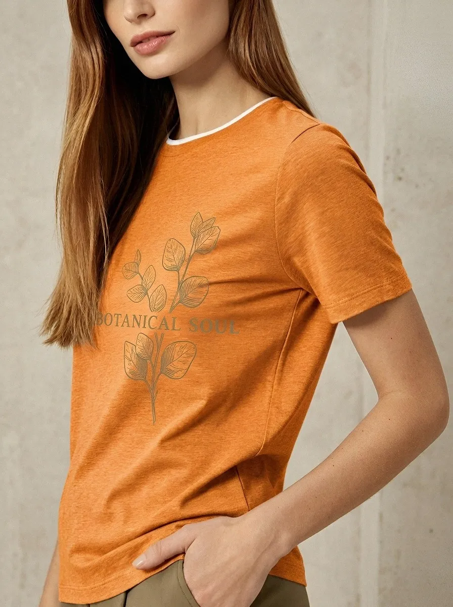 Botanical Soul Nature T-Shirt Casual