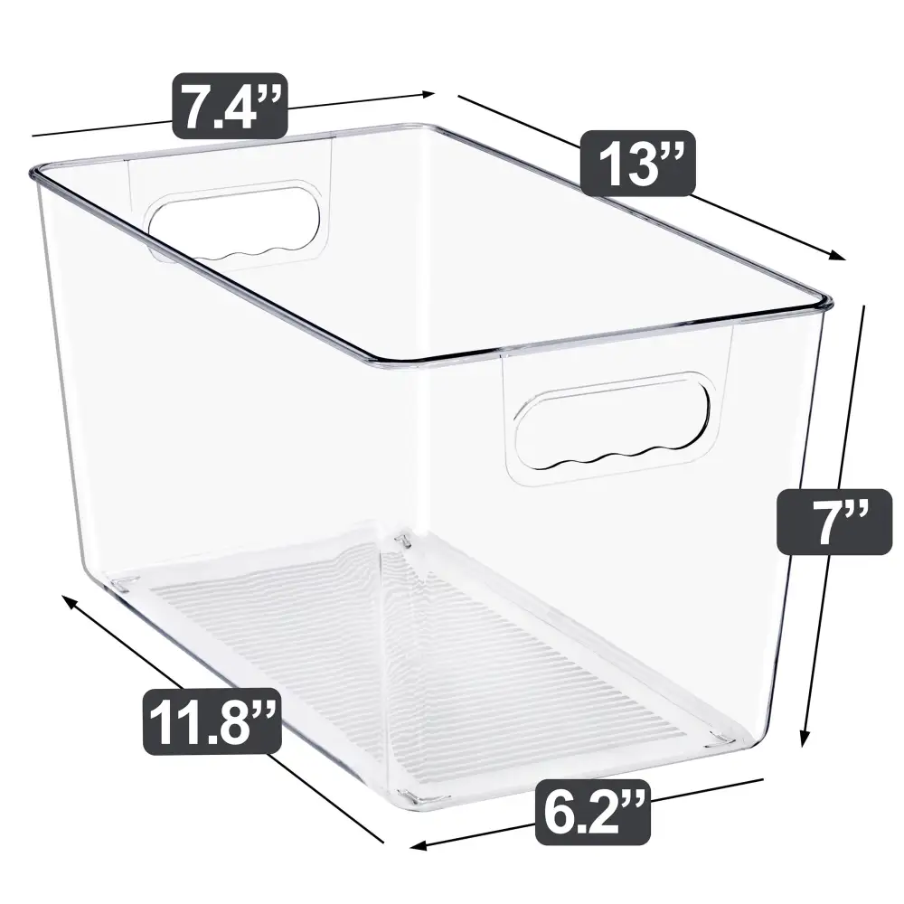 Clear Storage Bins With Handles