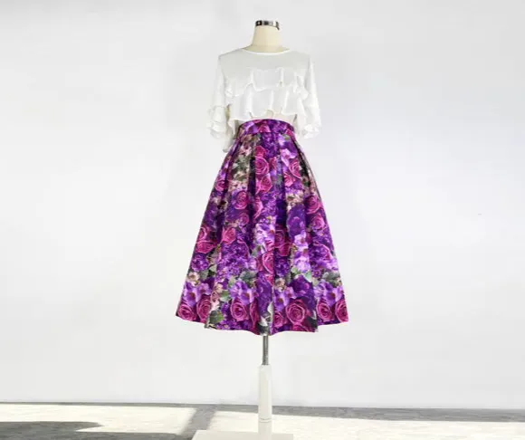 Practical Resort High Waist Skirt