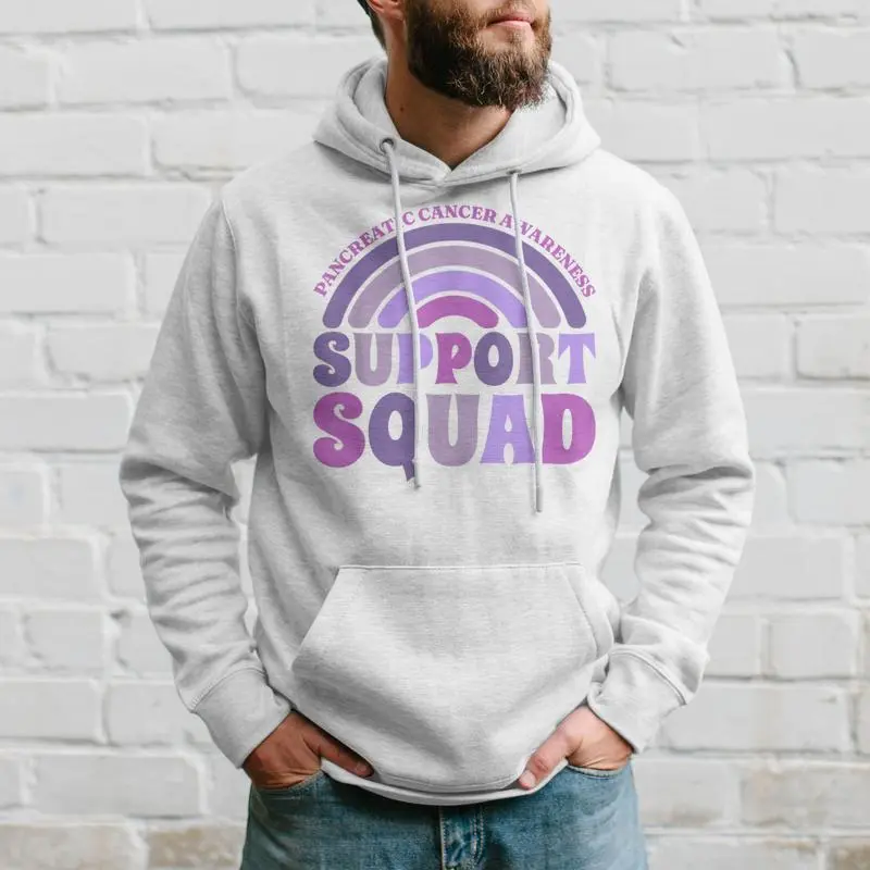 Support Squad Pancreatic Cancer Awareness Pancreatic Cancer Hoodie