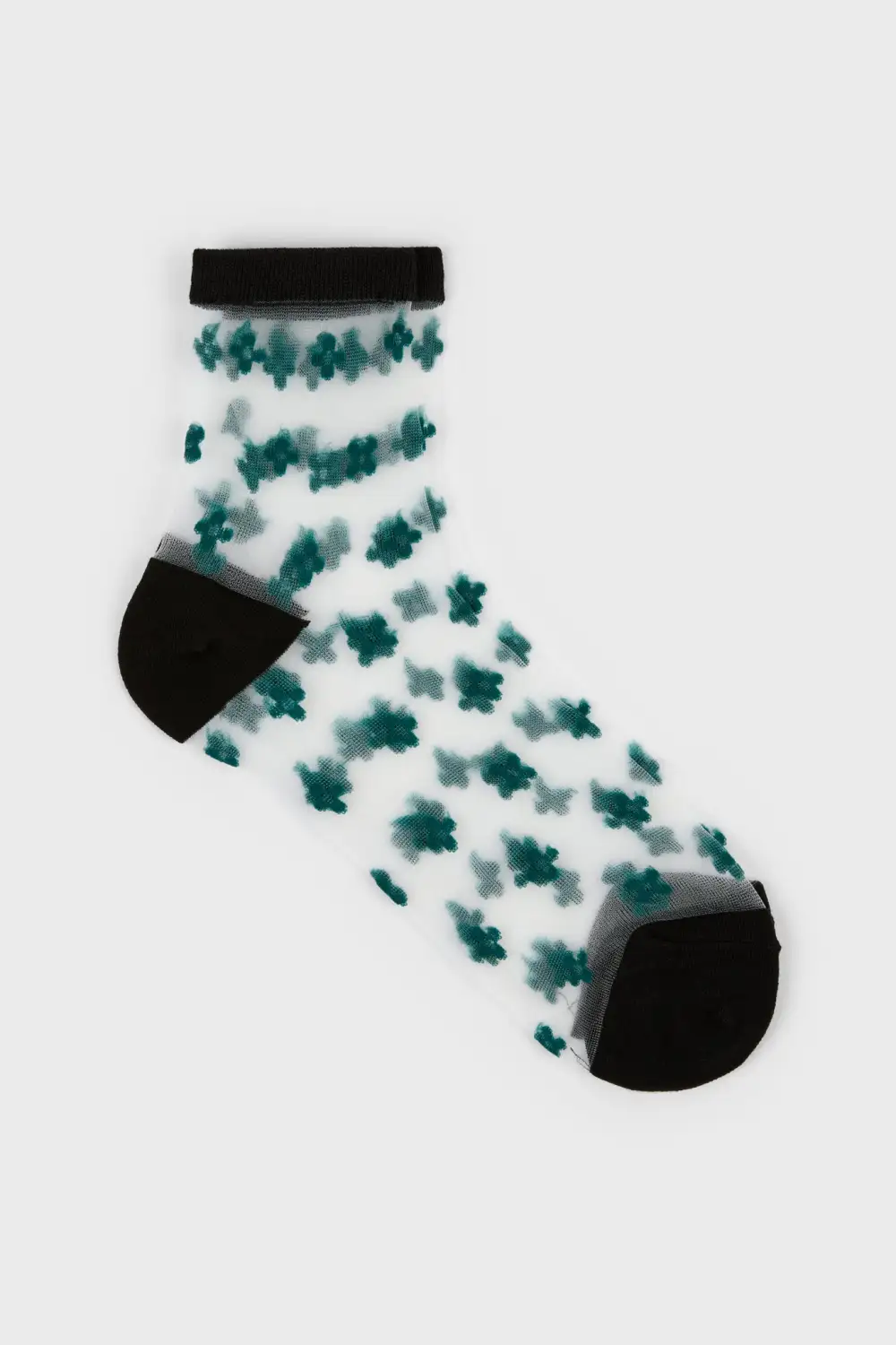 Clover Sheer Trim Socks