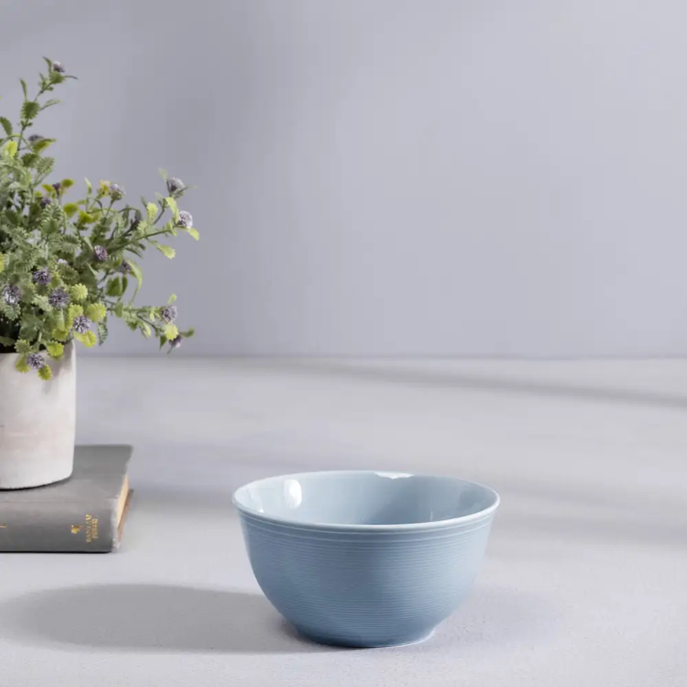 Blue Ceramic Snack Bowl
