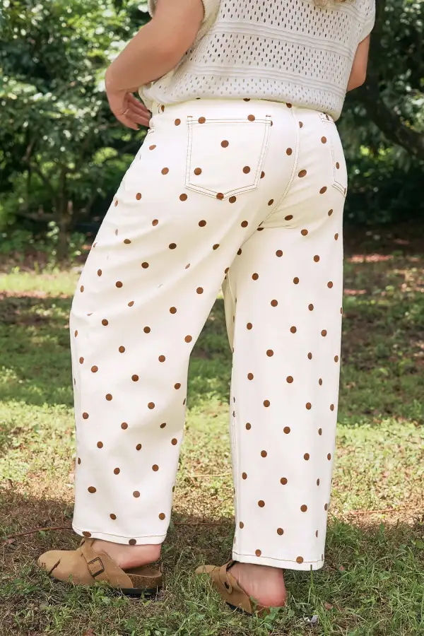 Effortless Polka Dot Jeans