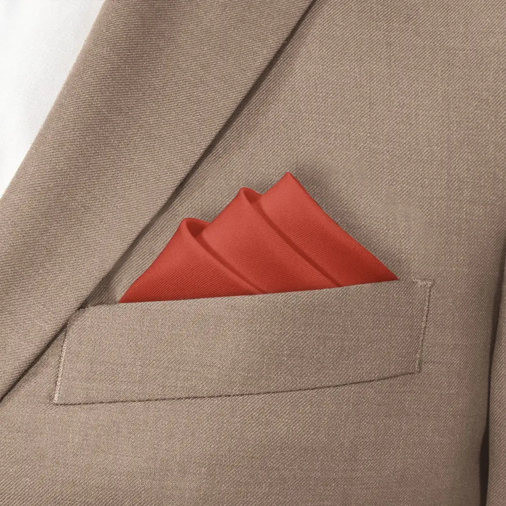 Smart Coordinated Solid Pocket Square
