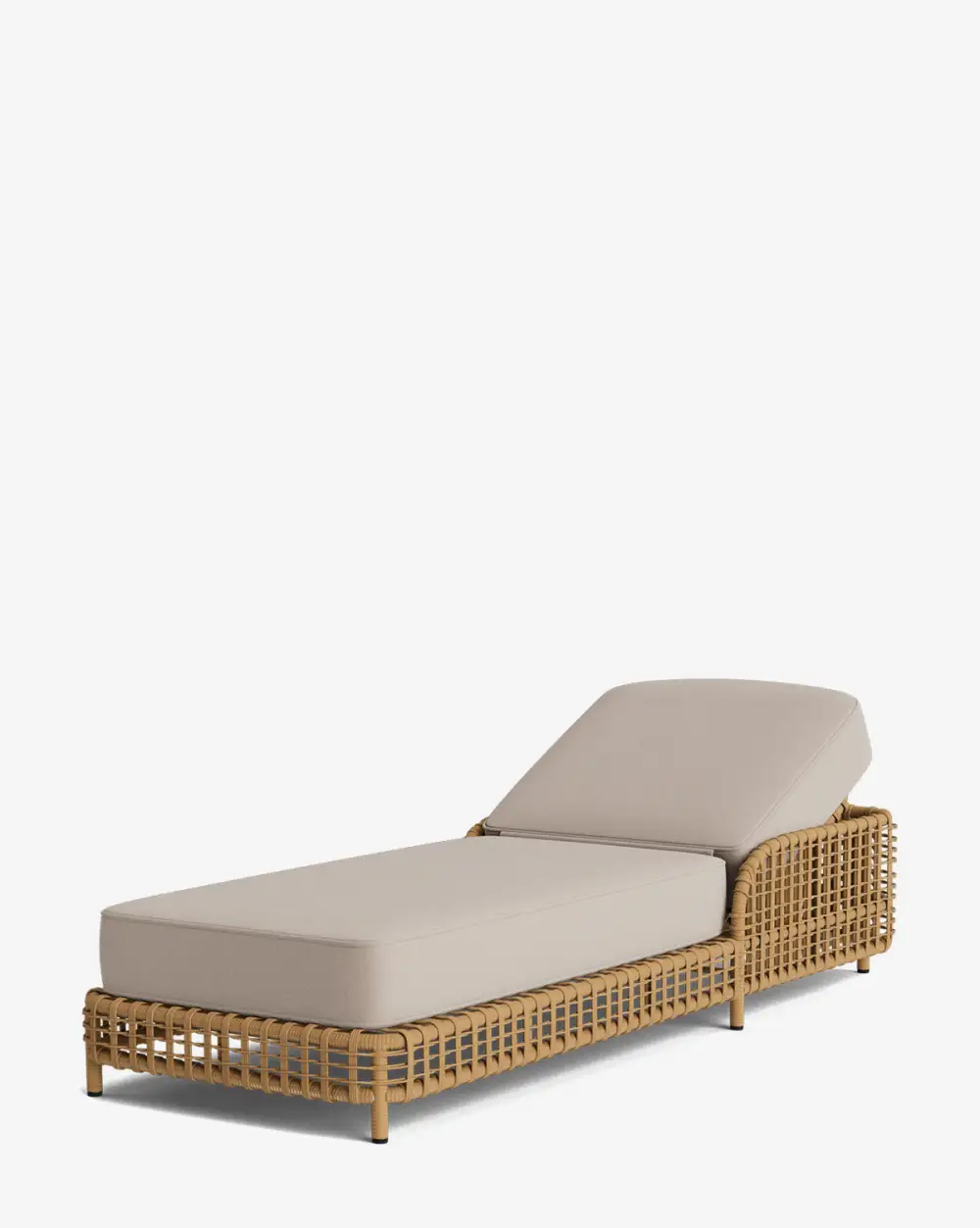 Woven Aluminum Outdoor Chaise