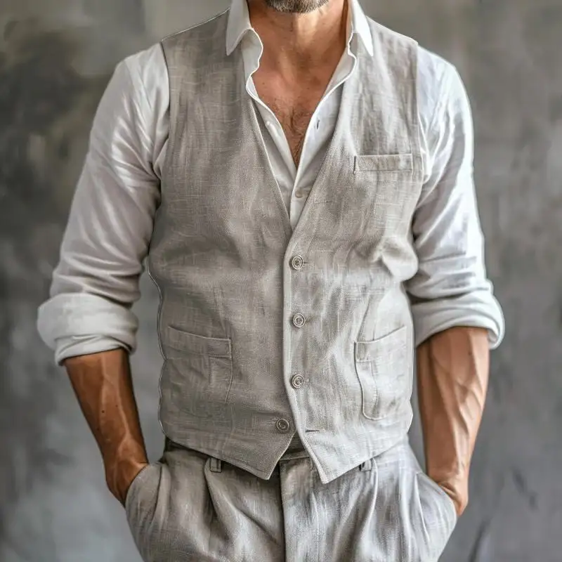 Cotton Utility Vest