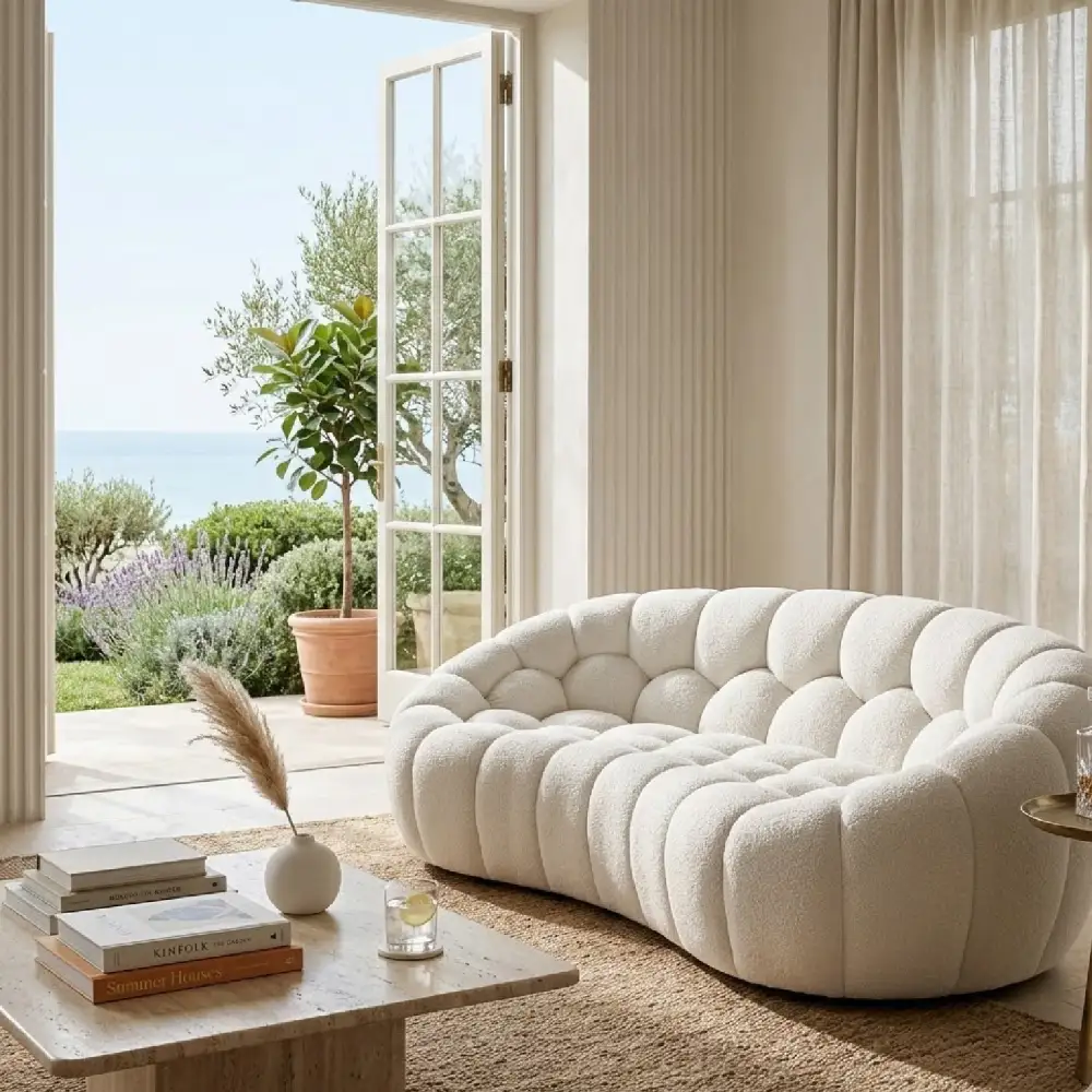 Modern Tufted Loveseat