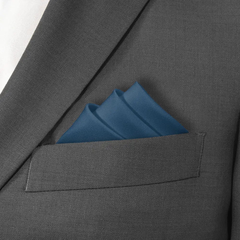 Sophisticated Polished Solid Pocket Square