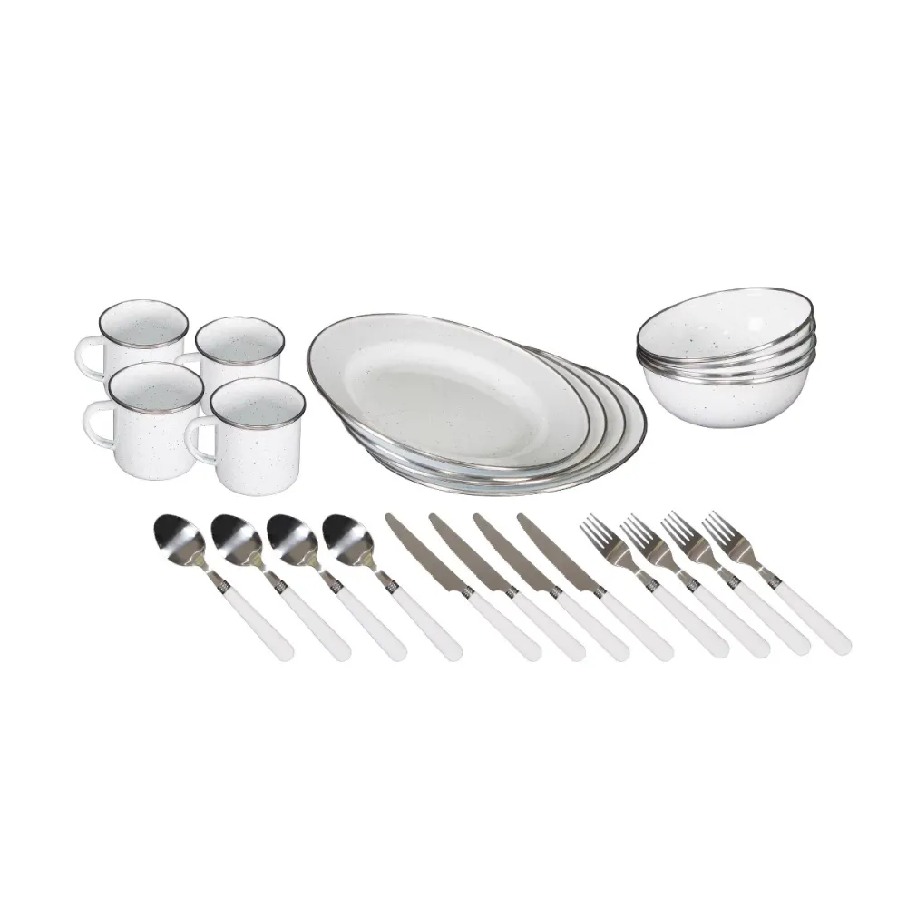 Enamel Outdoor Dining Set
