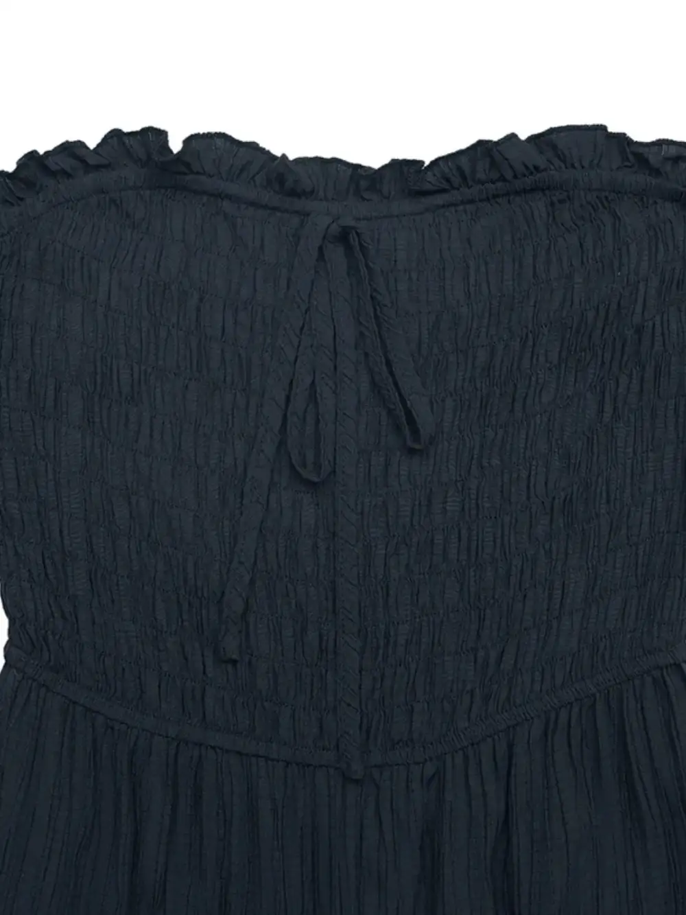Smocked Tube Wide Leg Everyday Jumpsuit