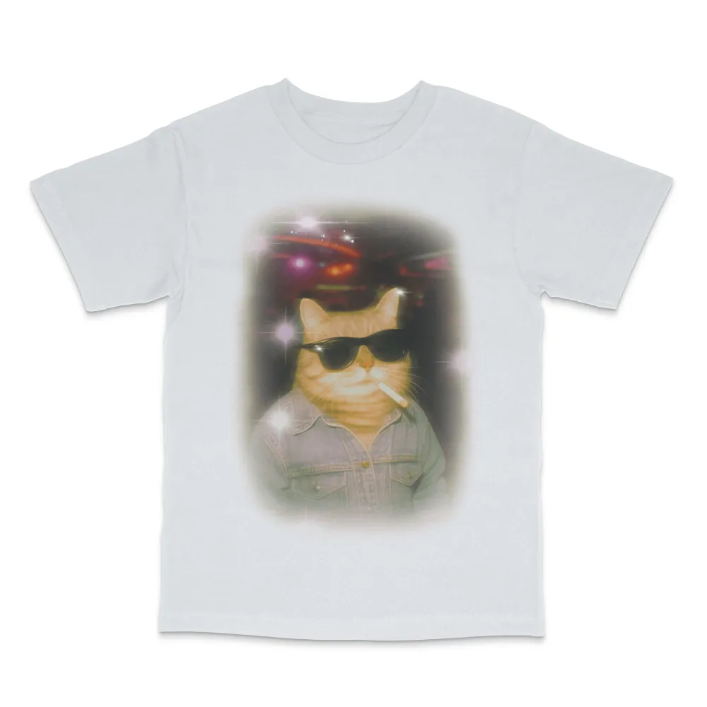 Kitty Graphic Cotton Tee