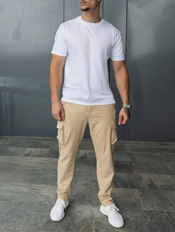 White Clean Fit T-Shirt Clean Cut