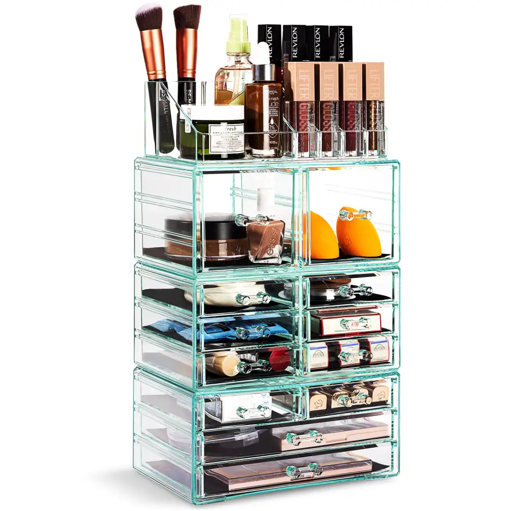 Clear Drawer Style Makeup Organizer