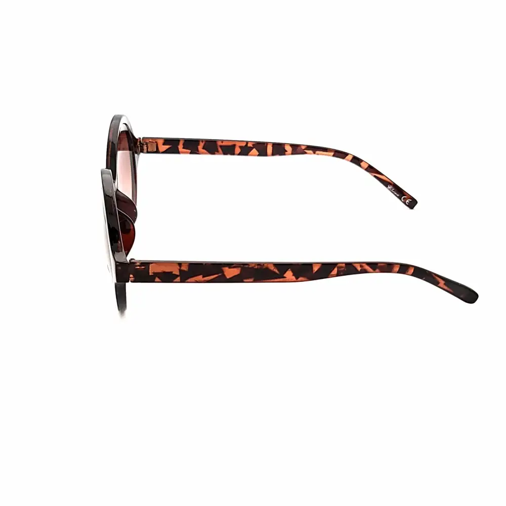 Round Bifocal Amber-Lens Reading Sunglasses