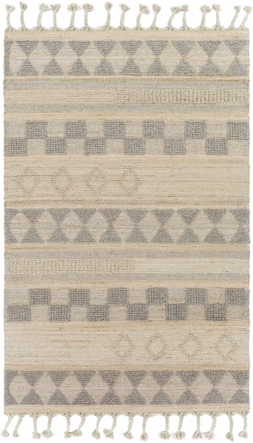 Classic Bohemian Jute Area Rug