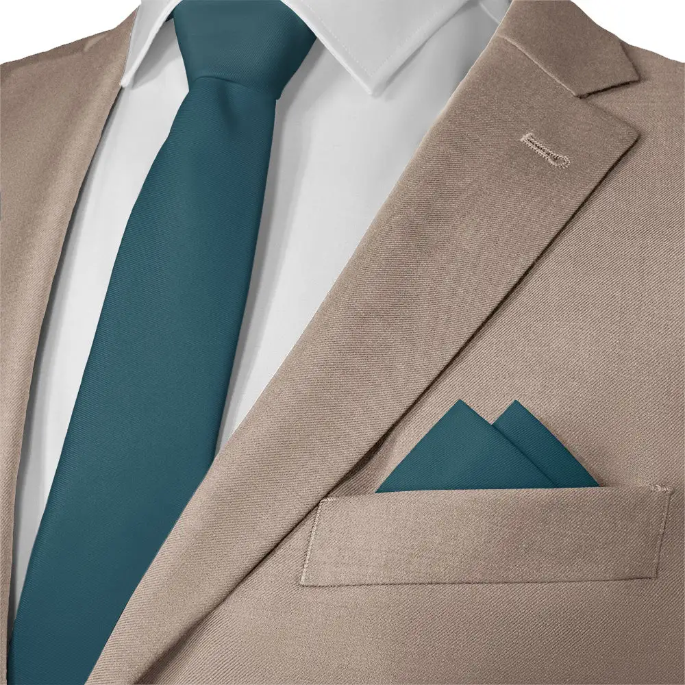 Sophisticated Tailored Solid Pocket Square
