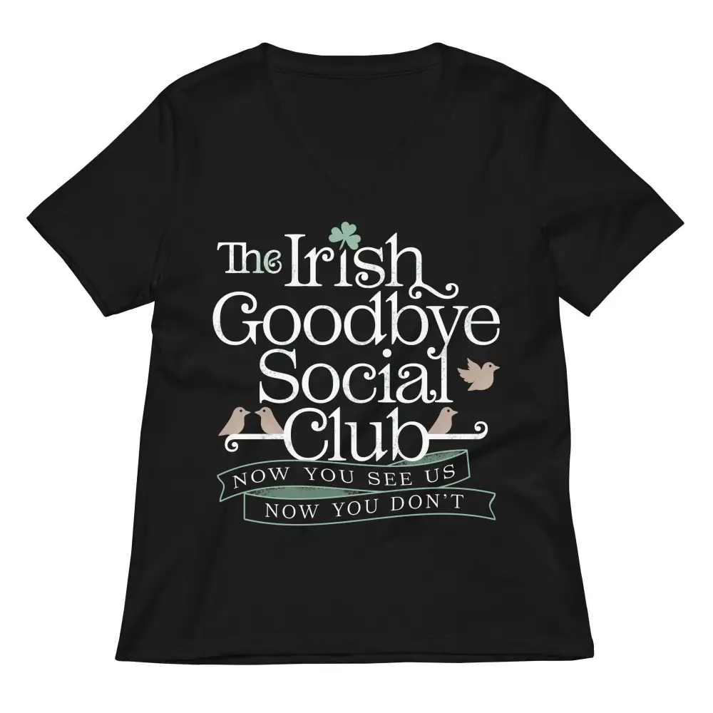 Quiet Exit V Neck Tee
