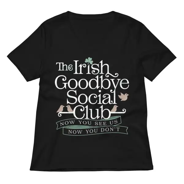 Quiet Exit V Neck Tee