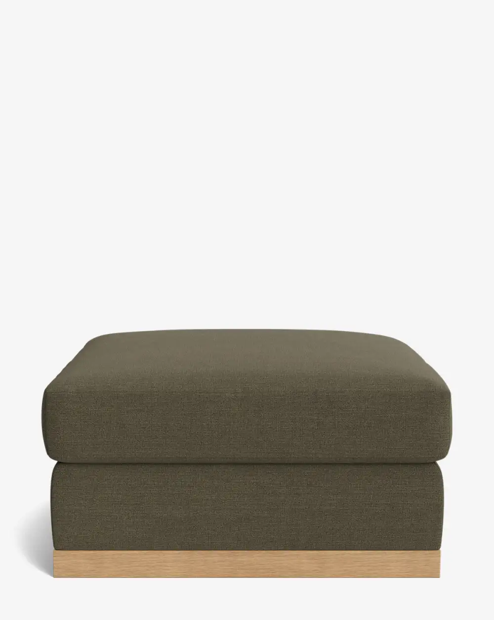 Modular Velvet Ottoman