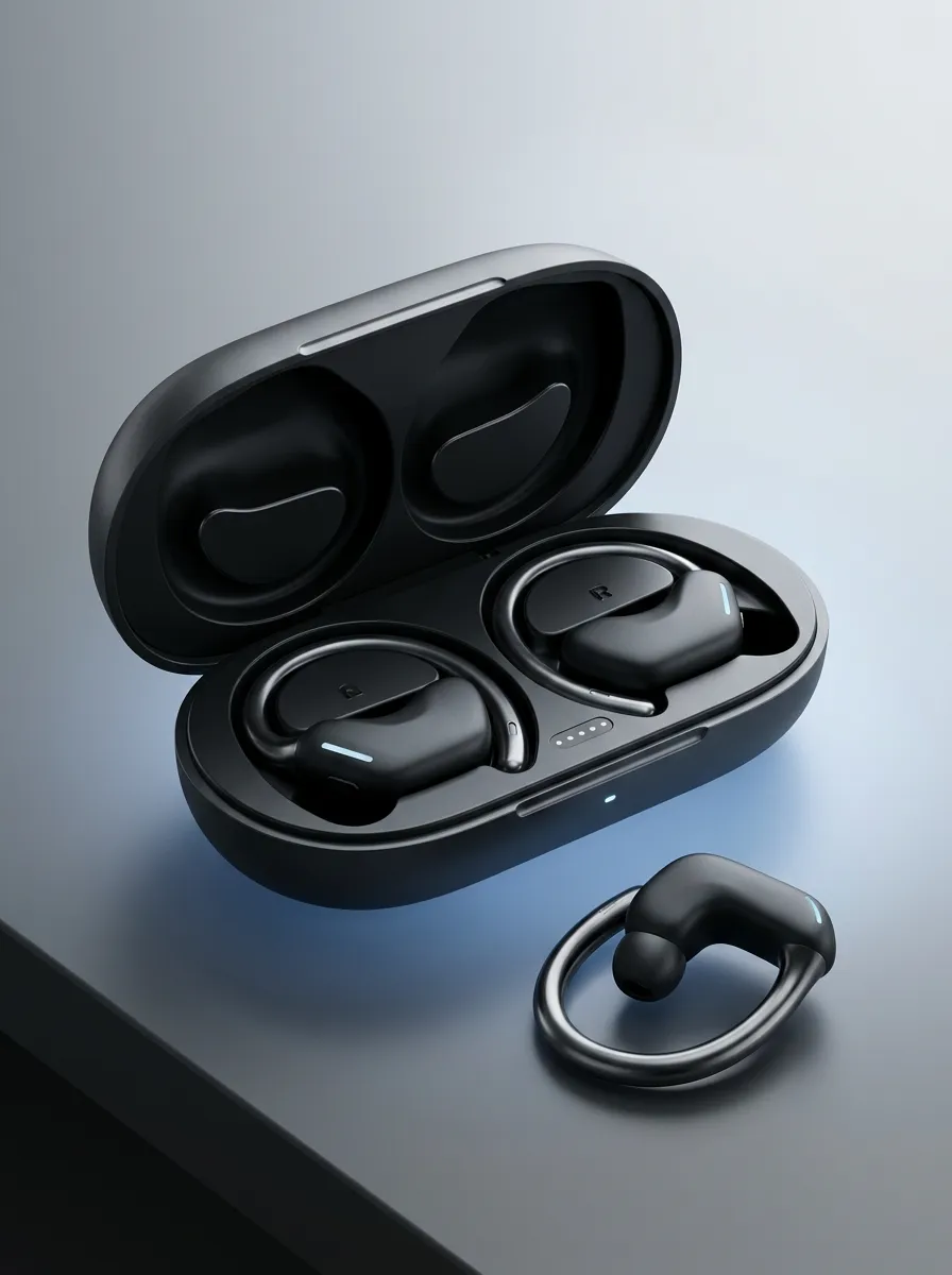 Compact Ear-Hook Wireless Earphones