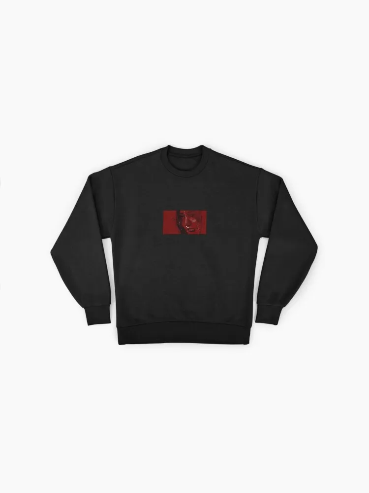 Minimalist Red Box Logo Sweatshirt