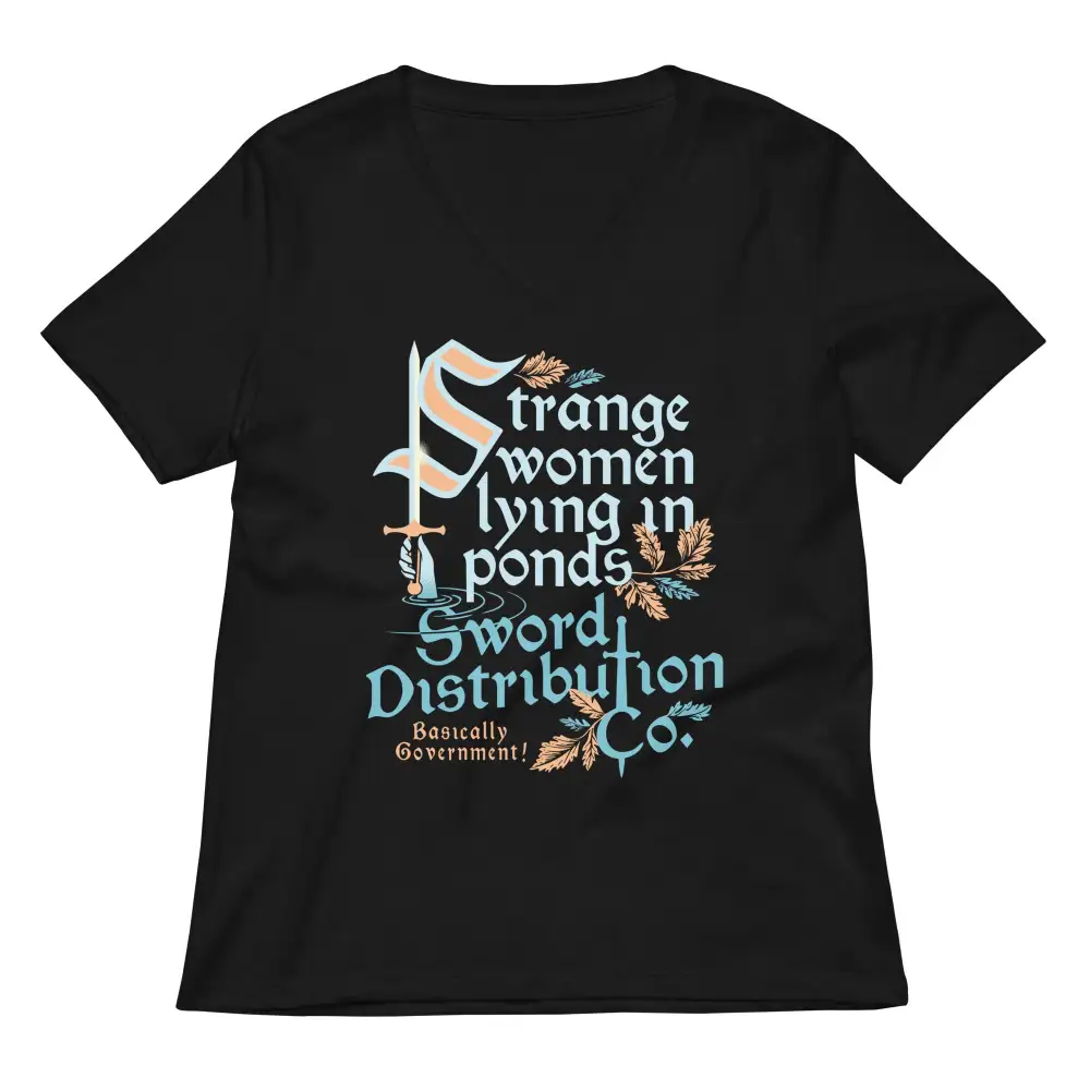 Storybook Pond V Neck Tee