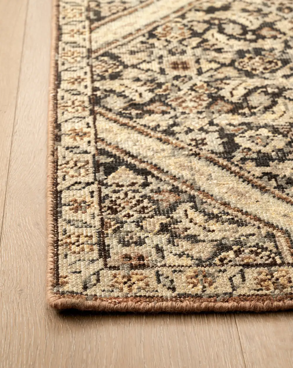 Medallion Hand-Knotted Wool Area Rug