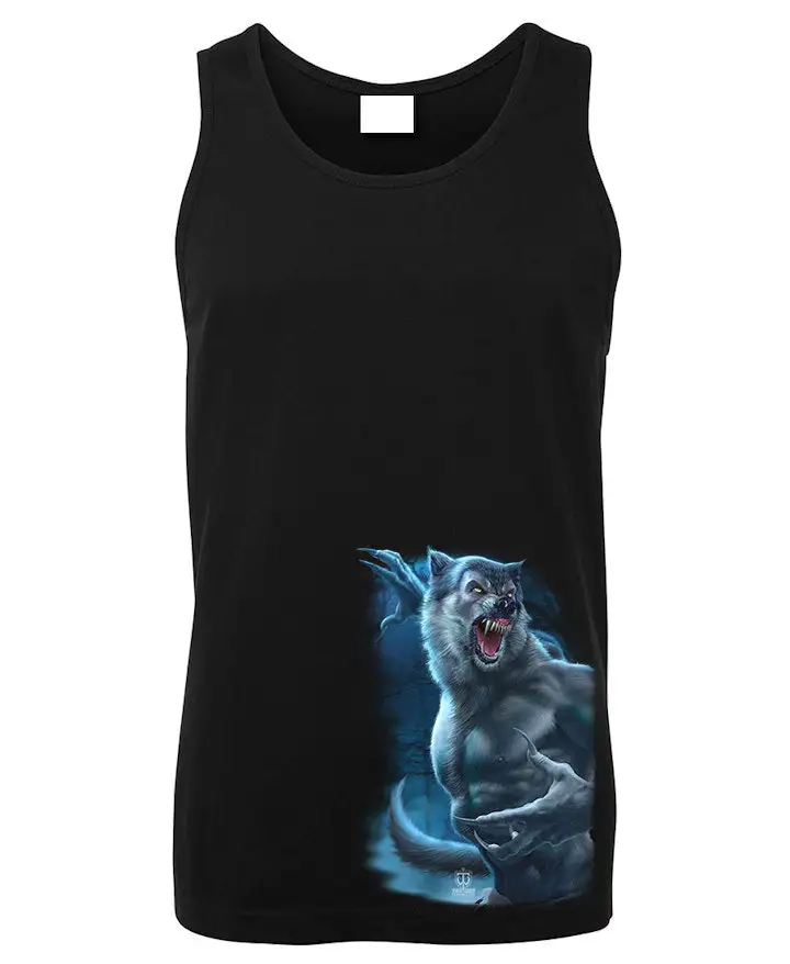 Wolf Side Graphic Tank Top