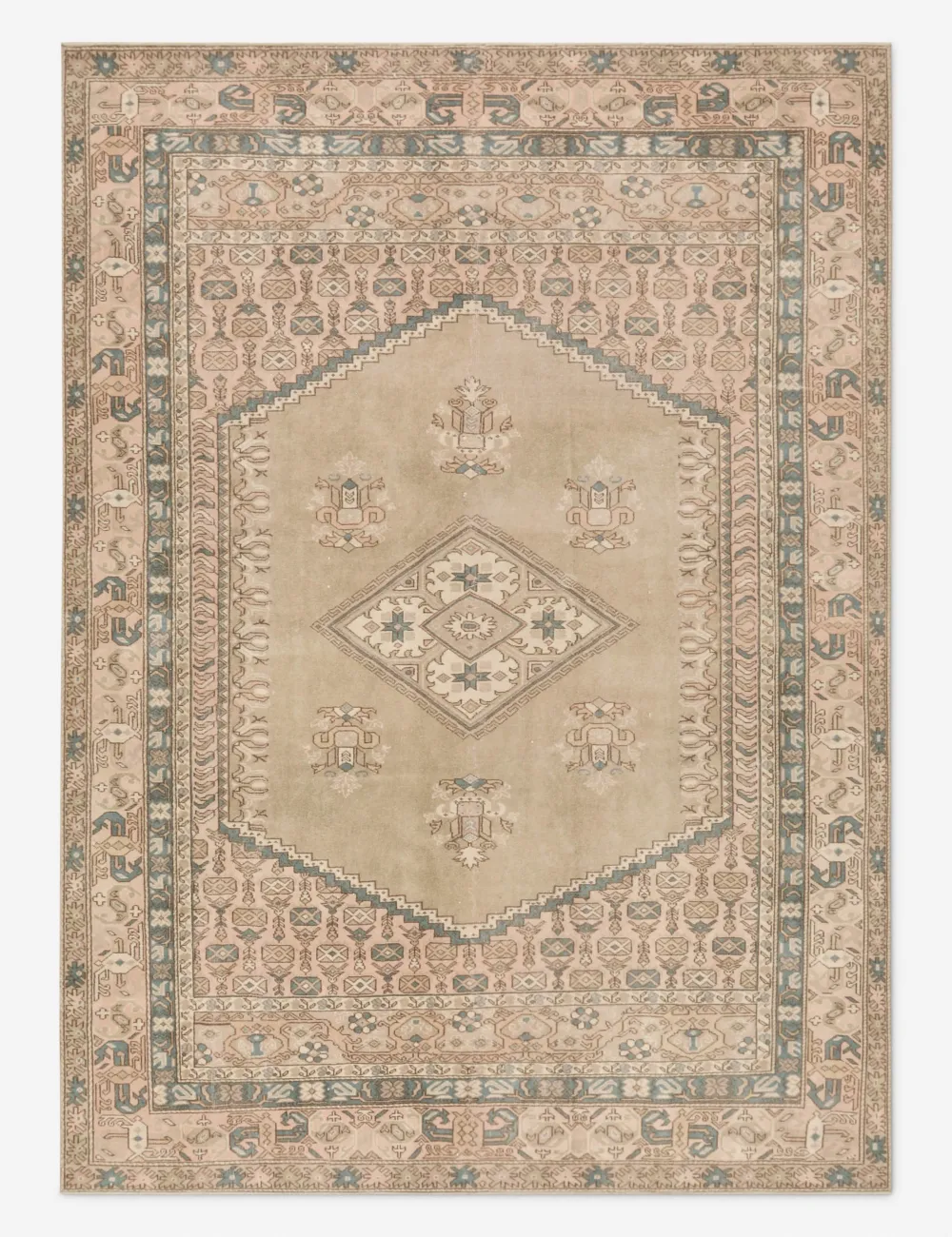 Artisan Rich Turkish Inspired Hand Knotted Wool Area Rug
