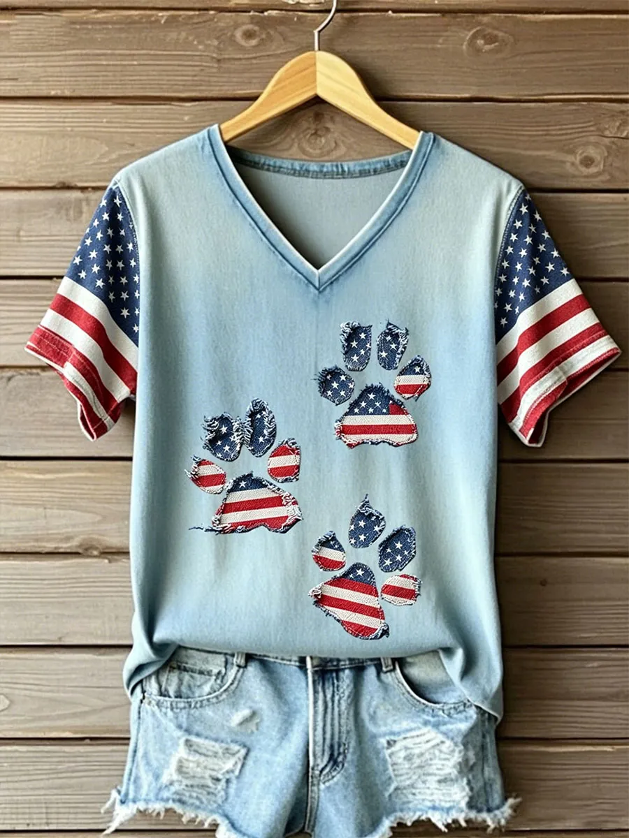 Women's American Paw T-Shirt