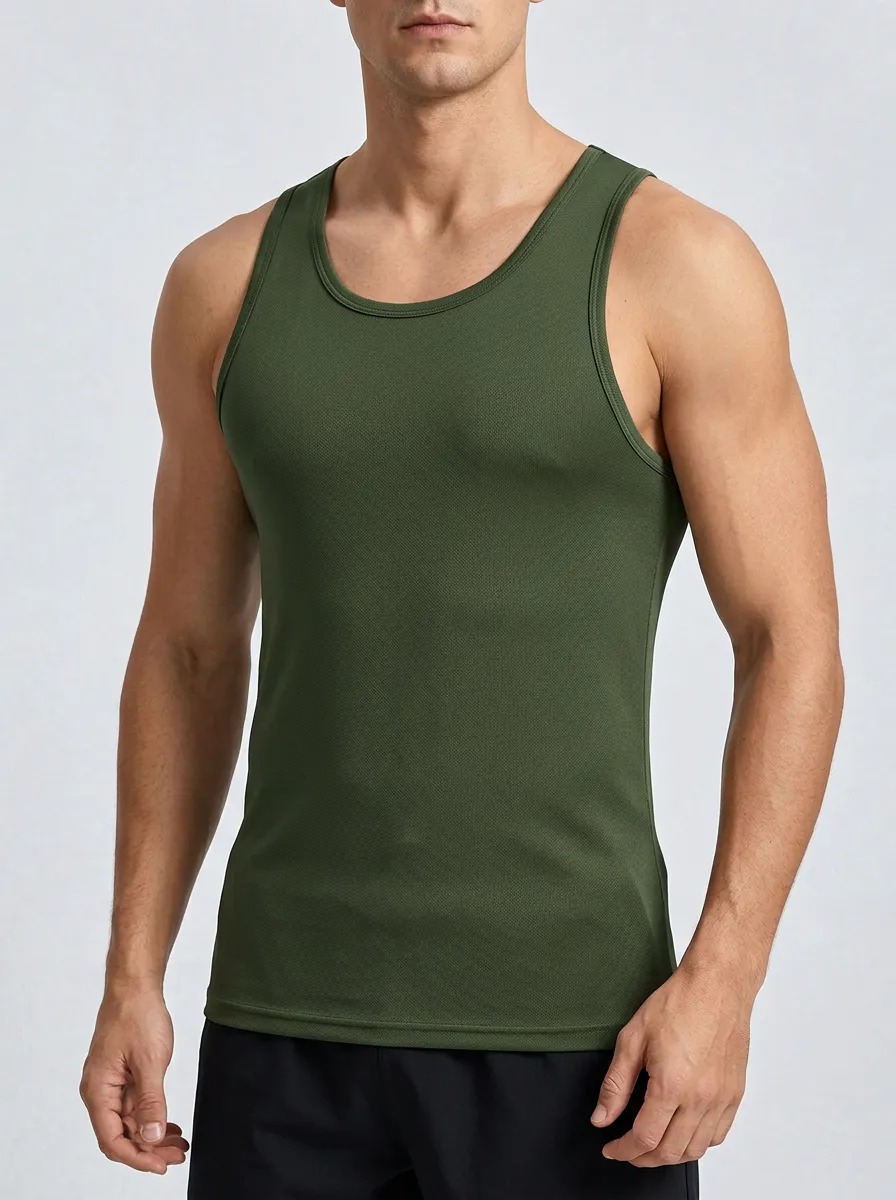 Minimal Men's Fitted Tank Top