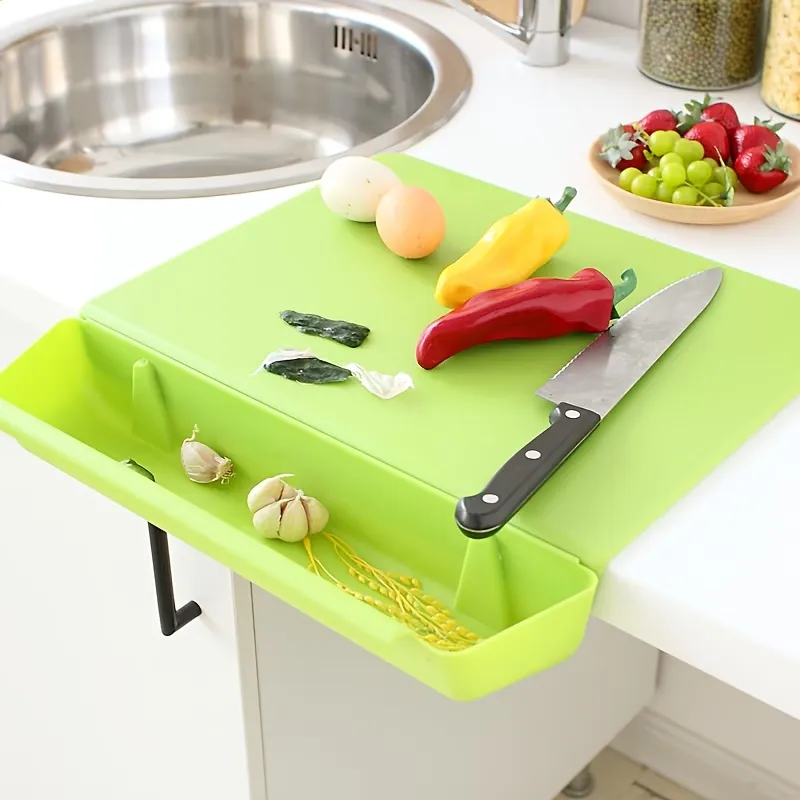 Multi-Function Cutting Board with Tray