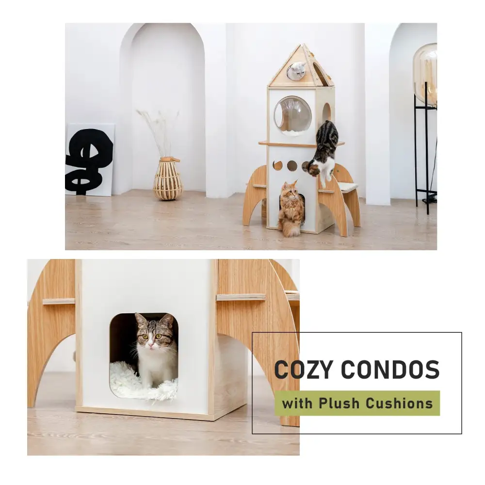 Indoor Pet Activity Tower Cat House