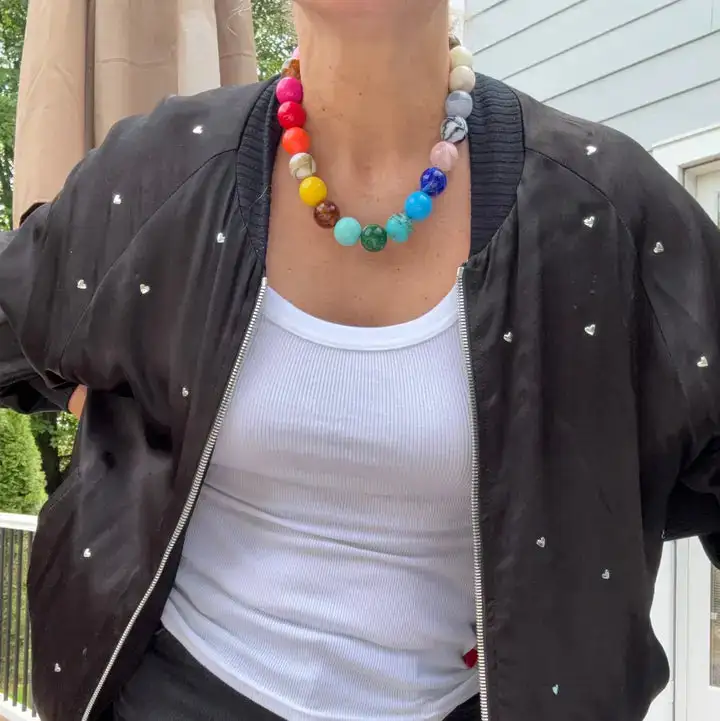 Classic Shape Statement Necklace