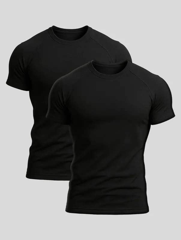 Black Clean Fit T-Shirt Easy Fit