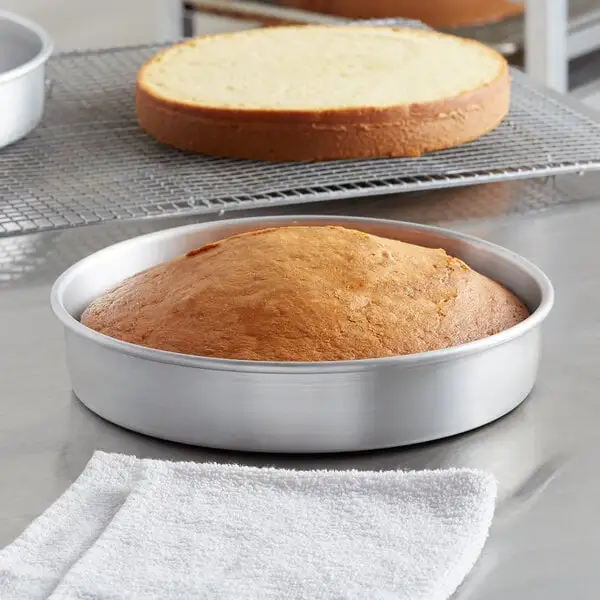 Round Straight Sided Aluminum Cake Pan